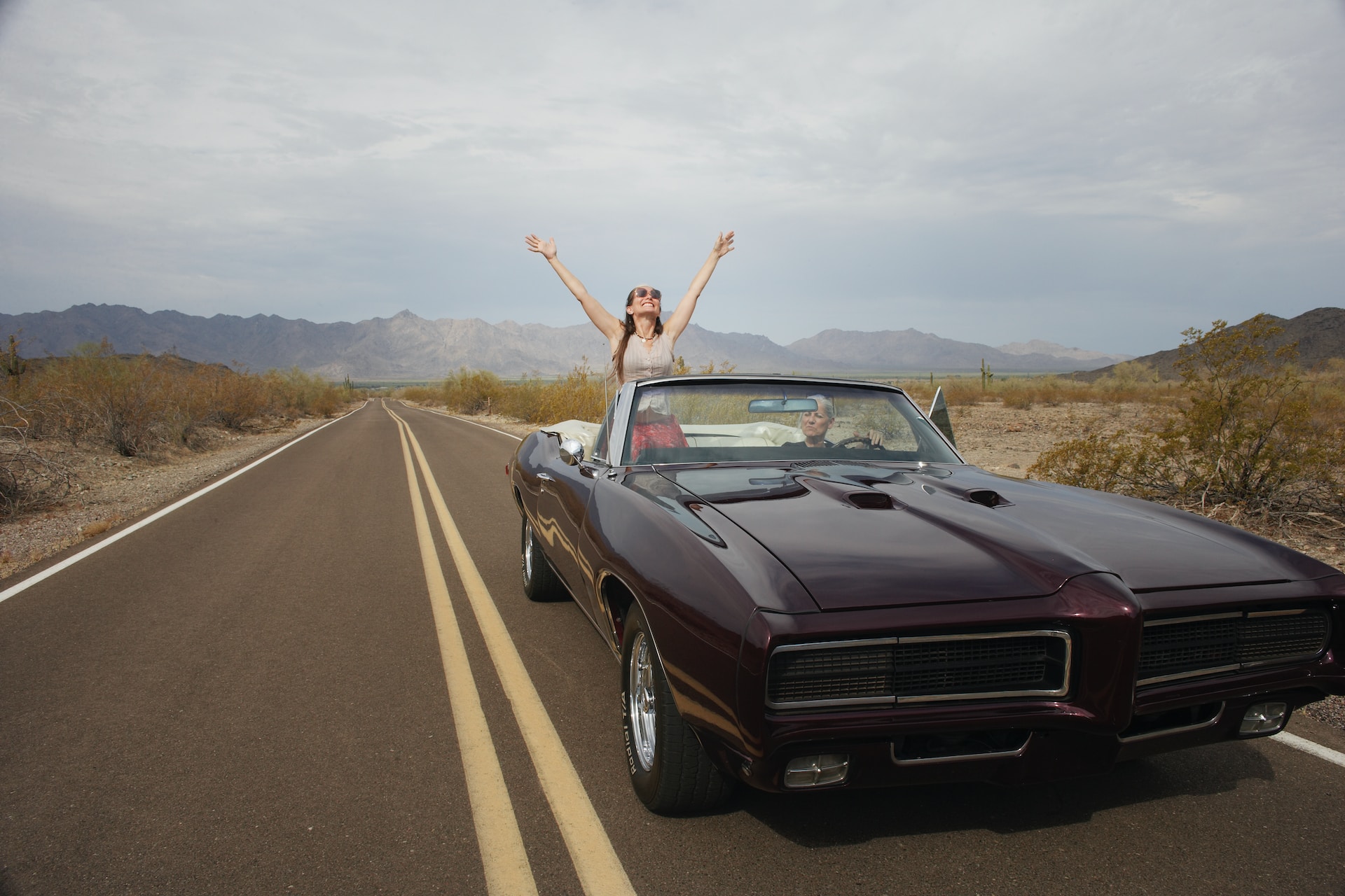 car on the road